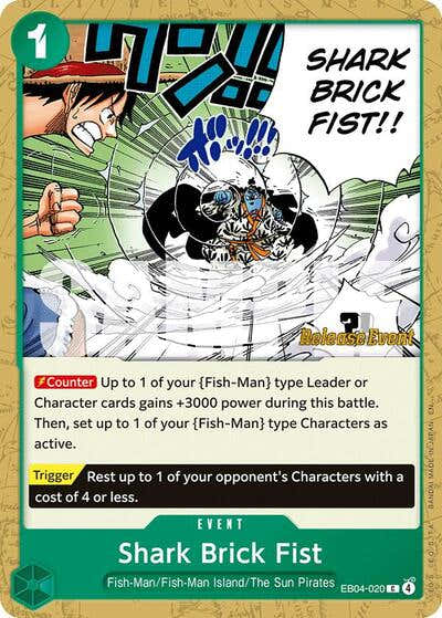 Shark Brick Fist - EB04-020 - Common - The Azure Sea's Seven Release Event Cards