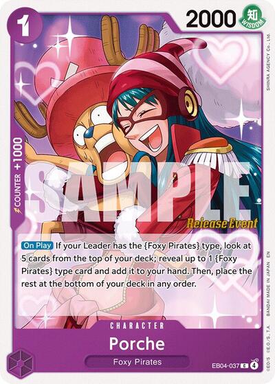 Porche - EB04-037 - Common - The Azure Sea's Seven Release Event Cards