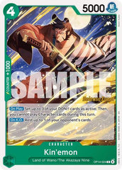 Kin'emon - OP14-024 - Common - The Azure Sea's Seven Release Event Cards