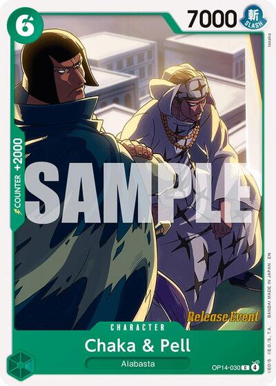 Chaka & Pell - OP14-030 - Common - The Azure Sea's Seven Release Event Cards