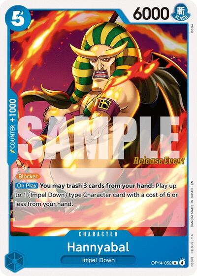 Hannyabal - OP14-052 - Common - The Azure Sea's Seven Release Event Cards