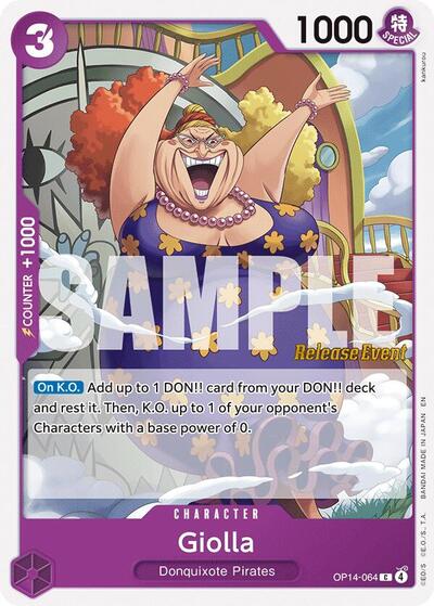 Giolla - OP14-064 - Common - The Azure Sea's Seven Release Event Cards