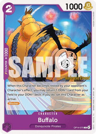 Buffalo - OP14-070 - Common - The Azure Sea's Seven Release Event Cards