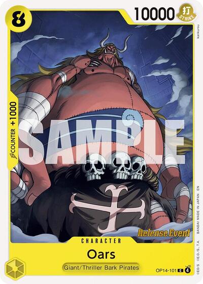 Oars - OP14-101 - Common - The Azure Sea's Seven Release Event Cards