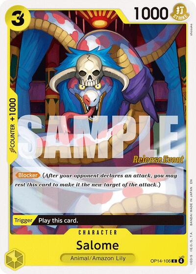 Salome - OP14-106 - Common - The Azure Sea's Seven Release Event Cards