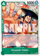 Kouzuki Oden - OP14-026 - Uncommon - The Azure Sea's Seven Release Event Cards