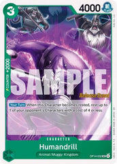 Humandrill - OP14-032 - Uncommon - The Azure Sea's Seven Release Event Cards