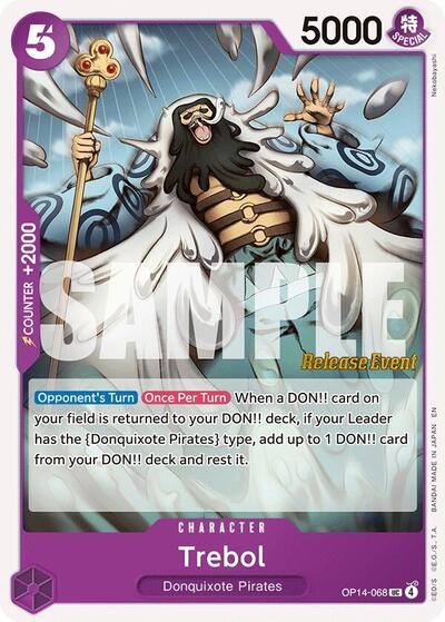 Trebol - OP14-068 - Uncommon - The Azure Sea's Seven Release Event Cards