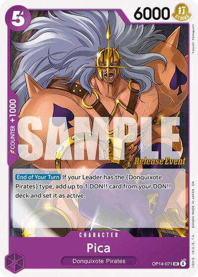 Pica - OP14-071 - Uncommon - The Azure Sea's Seven Release Event Cards