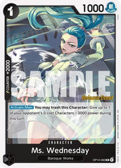 Ms. Wednesday - OP14-083 - Uncommon - The Azure Sea's Seven Release Event Cards