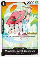 Miss.Goldenweek(Marianne) - OP14-085 - Uncommon - The Azure Sea's Seven Release Event Cards