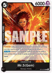 Mr.5(Gem) - OP14-094 - Uncommon - The Azure Sea's Seven Release Event Cards