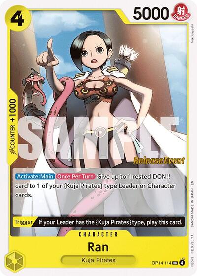 Ran - OP14-114 - Uncommon - The Azure Sea's Seven Release Event Cards