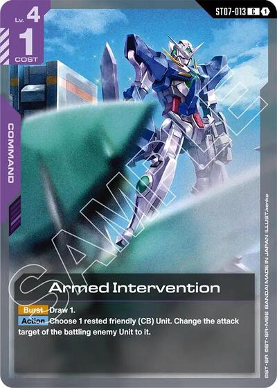 Armed Intervention - ST07-013 - COMMON - Starter Deck 07: Celestial Drive