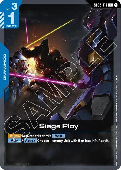 Siege Ploy - ST02-014 - COMMON - Starter Deck 08: Flash of Radiance
