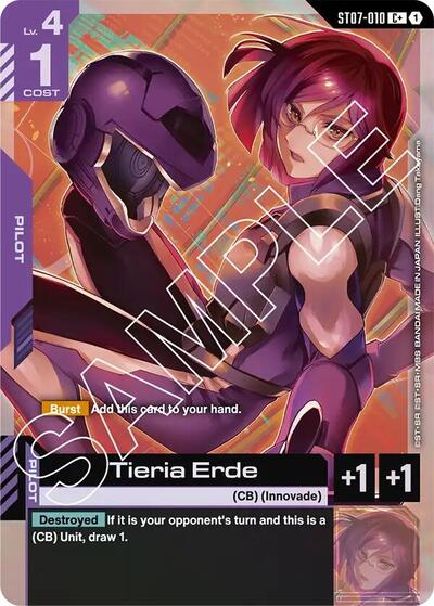 Tieria Erde (C+) - ST07-010 - Full Art Common - Starter Deck 07: Celestial Drive