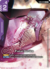 Fatal Strike (C+) - ST05-014 - Full Art Common - Starter Deck 07: Celestial Drive