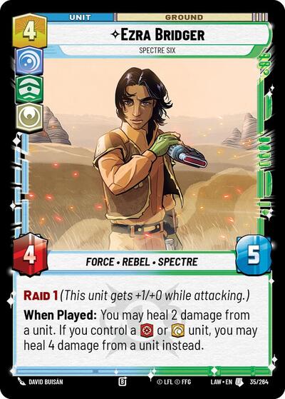 Ezra Bridger - Spectre Six - 35/264 - Uncommon - A Lawless Time