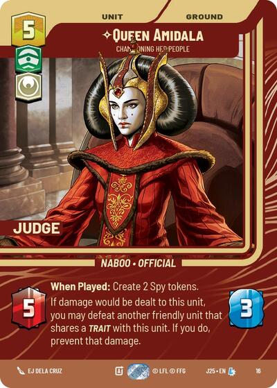 Queen Amidala - Championing Her People - 16 - Legendary - Judge Promos