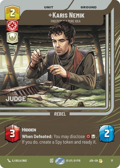 Karis Nemik - Freedom is a Pure Idea - 17 - Rare - Judge Promos