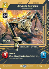 General Grievous - Scuttling to Safety - 18 - Rare - Judge Promos