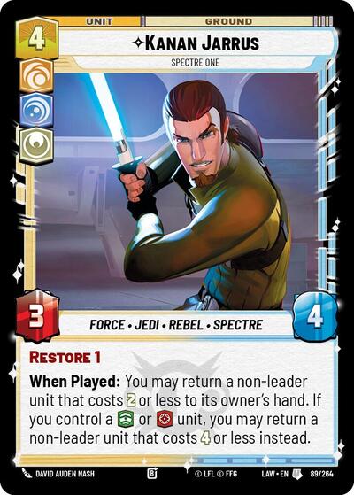 Kanan Jarrus - Spectre One - 89/264 - Uncommon - A Lawless Time