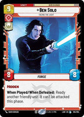 Ben Solo - Facing the Light - 185/264 - Legendary - A Lawless Time
