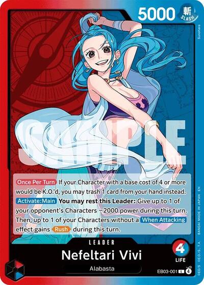Nefeltari Vivi - EB03-001 - Leader - Heroines Edition