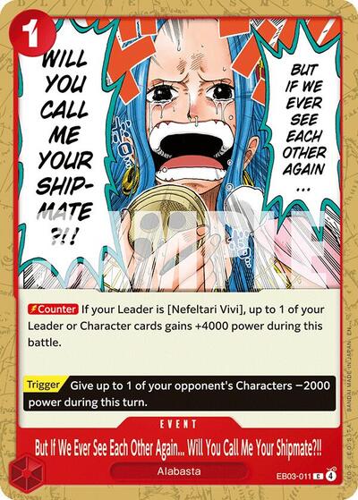 But If We Ever See Each Other Again... Will You Call Me Your Shipmate?!! - EB03-011 - Common - Heroines Edition