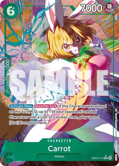 Carrot - EB03-013 - Rare (Alternate Art) - Heroines Edition