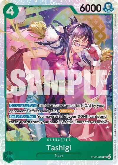 Tashigi - EB03-018 - Super Rare - Heroines Edition