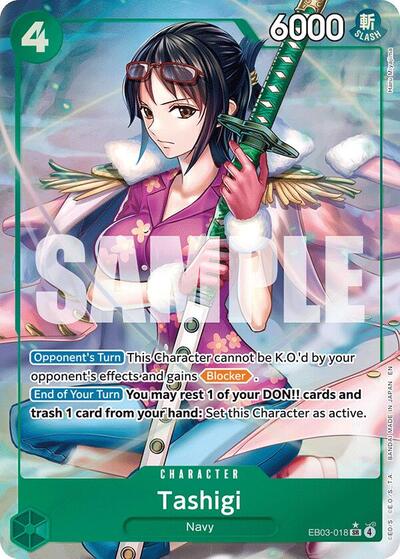 Tashigi - EB03-018 - Super Rare (Alternate Art) - Heroines Edition