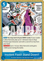 Insolent Fool!! Stand Down!! - EB03-029 - Common - Heroines Edition