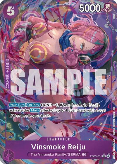 Vinsmoke Reiju - EB03-031 - Super Rare (Alternate Art) - Heroines Edition