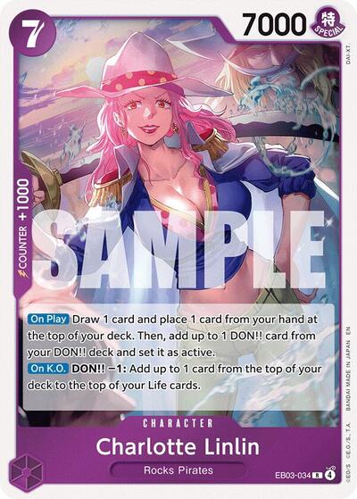 Charlotte Linlin - EB03-034 - Rare - Heroines Edition