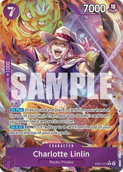 Charlotte Linlin - EB03-034 - Rare (Alternate Art) - Heroines Edition
