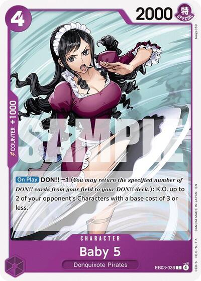 Baby 5 - EB03-036 - Common - Heroines Edition