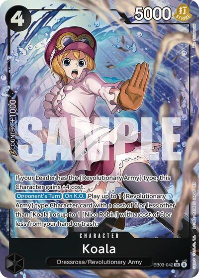Koala - EB03-042 - Super Rare (Alternate Art) - Heroines Edition