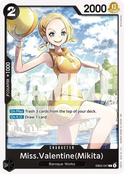 Miss.Valentine(Mikita) - EB03-047 - Common - Heroines Edition