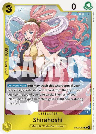 Shirahoshi - EB03-052 - Rare - Heroines Edition