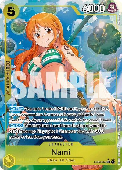 Nami - EB03-053 - Super Rare (Alternate Art) - Heroines Edition