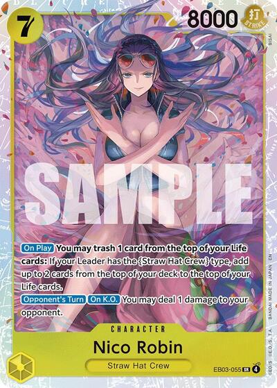 Nico Robin - EB03-055 - Super Rare - Heroines Edition