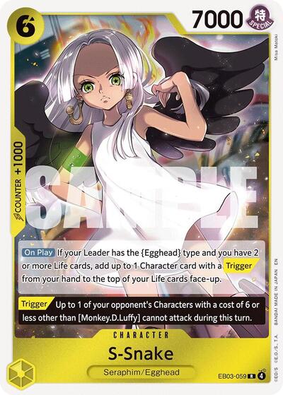 S-Snake - EB03-059 - Rare - Heroines Edition
