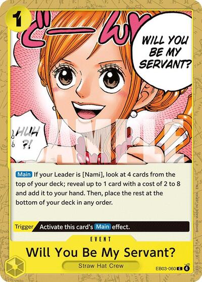 Will You Be My Servant? - EB03-060 - Common - Heroines Edition