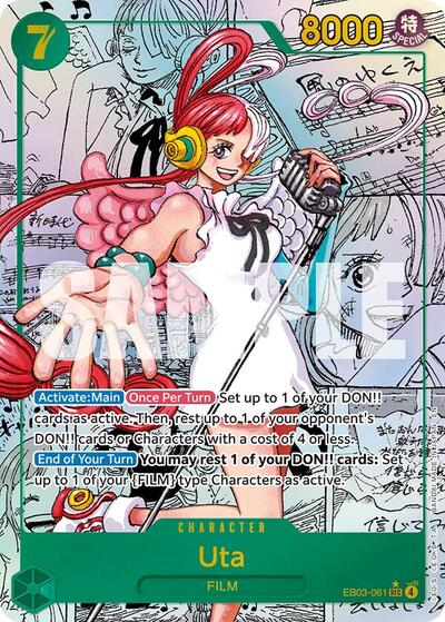 Uta - EB03-061 - Secret Rare (Manga Alt Art) - Heroines Edition