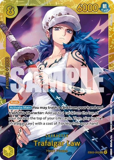 Trafalgar Law - EB03-062 - Secret Rare - Heroines Edition