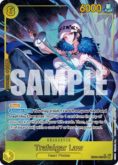 Trafalgar Law - EB03-062 - Secret Rare (Alternate Art) - Heroines Edition
