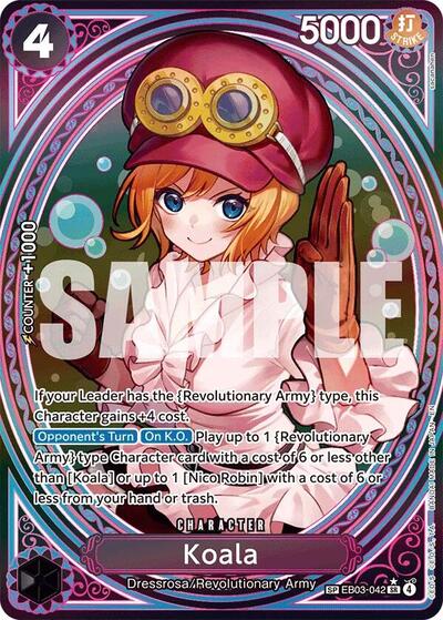 Koala - EB03-042 - Super Rare (Special Alternate Art) - Heroines Edition