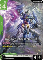 Gundam AGE-2 Normal - GD03-019 - LEGEND RARE - Steel Requiem