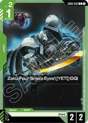 Zaku (Four Snake Eyes') [YETI] (GQ) - GD03-032 - COMMON - Steel Requiem